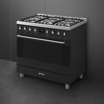 картинка Комбинированная кухонная плита Smeg C9GMMB2 