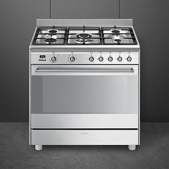 картинка Комбинированная кухонная плита Smeg SUK91MFX9 