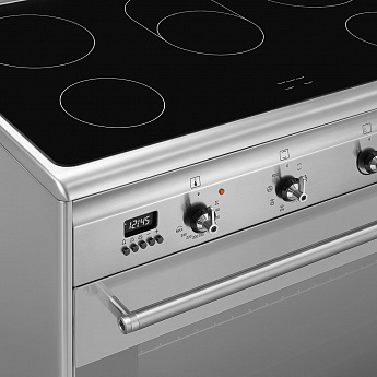 картинка Электрическая кухонная плита Smeg SUK91CMX9 