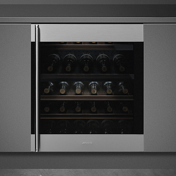 картинка Встраиваемый винный шкаф Smeg CVI338RX3 