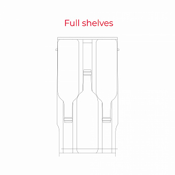 картинка Встраиваемый винный шкаф подстольного монтажа Teka Sommelier RVU 10020 GBK 