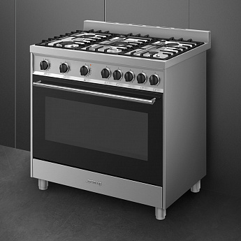 картинка Комбинированная кухонная плита Smeg B901GMXI9 