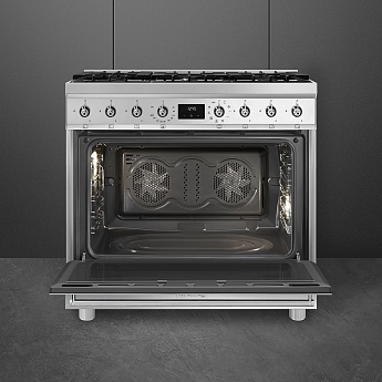 картинка Комбинированная кухонная плита Smeg C9GMX2 