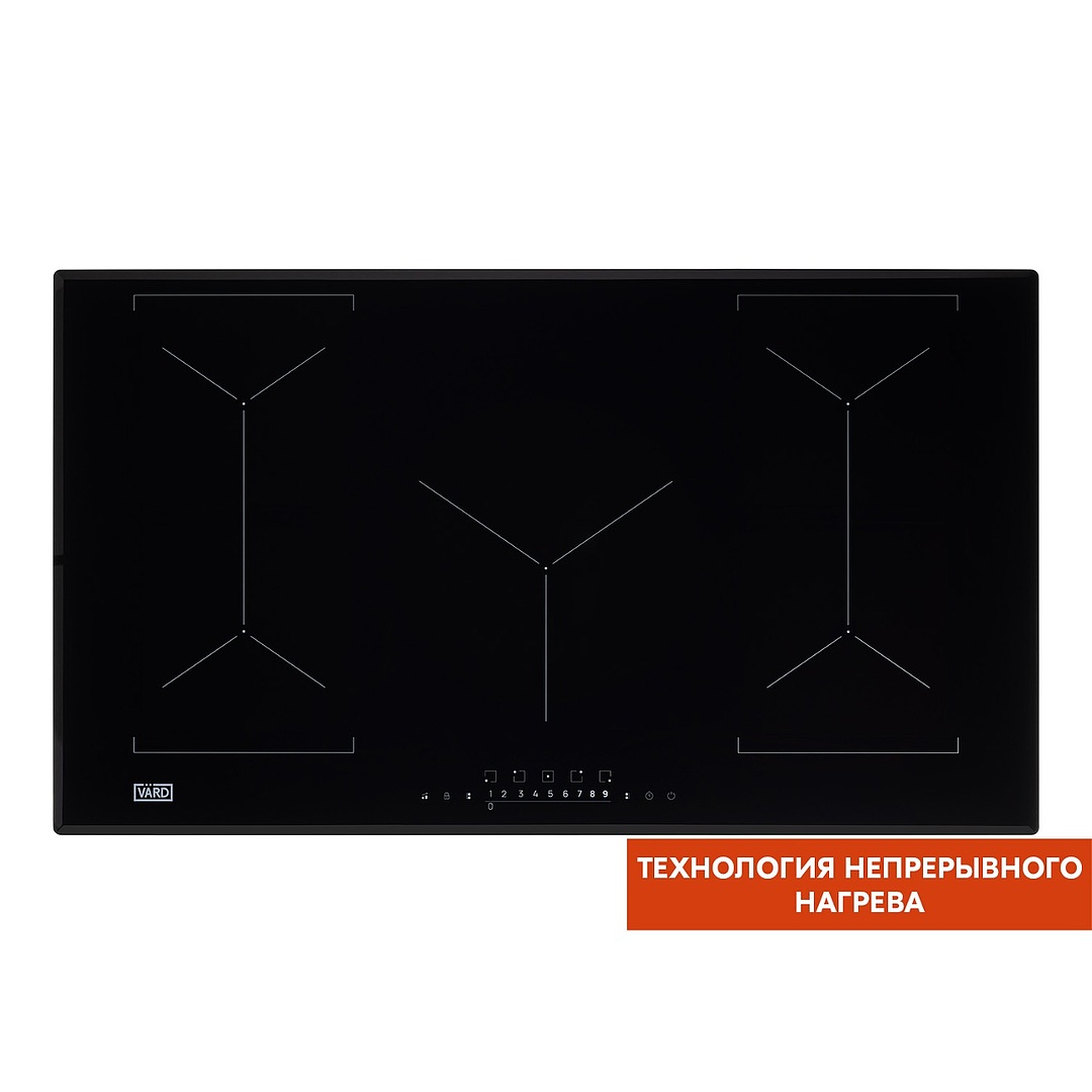 картинка Индукционная варочная панель Vard VHI9552K  картинка Индукционная варочная панель Vard VHI9552K