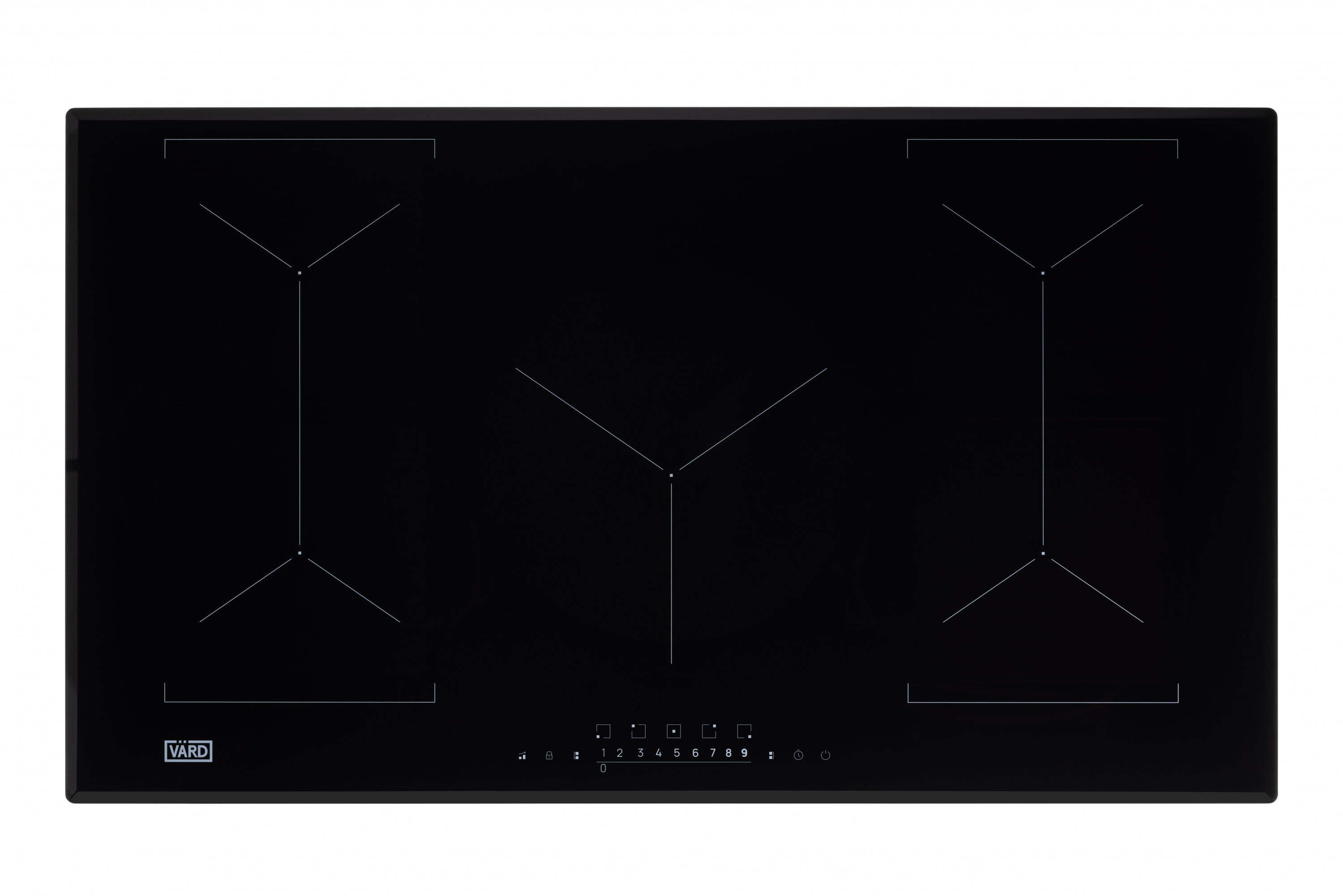 картинка Индукционная варочная панель Vard VHI9552K  картинка Индукционная варочная панель Vard VHI9552K