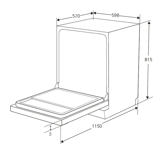 картинка Посудомоечная машина Kuppersberg GIM 6078  