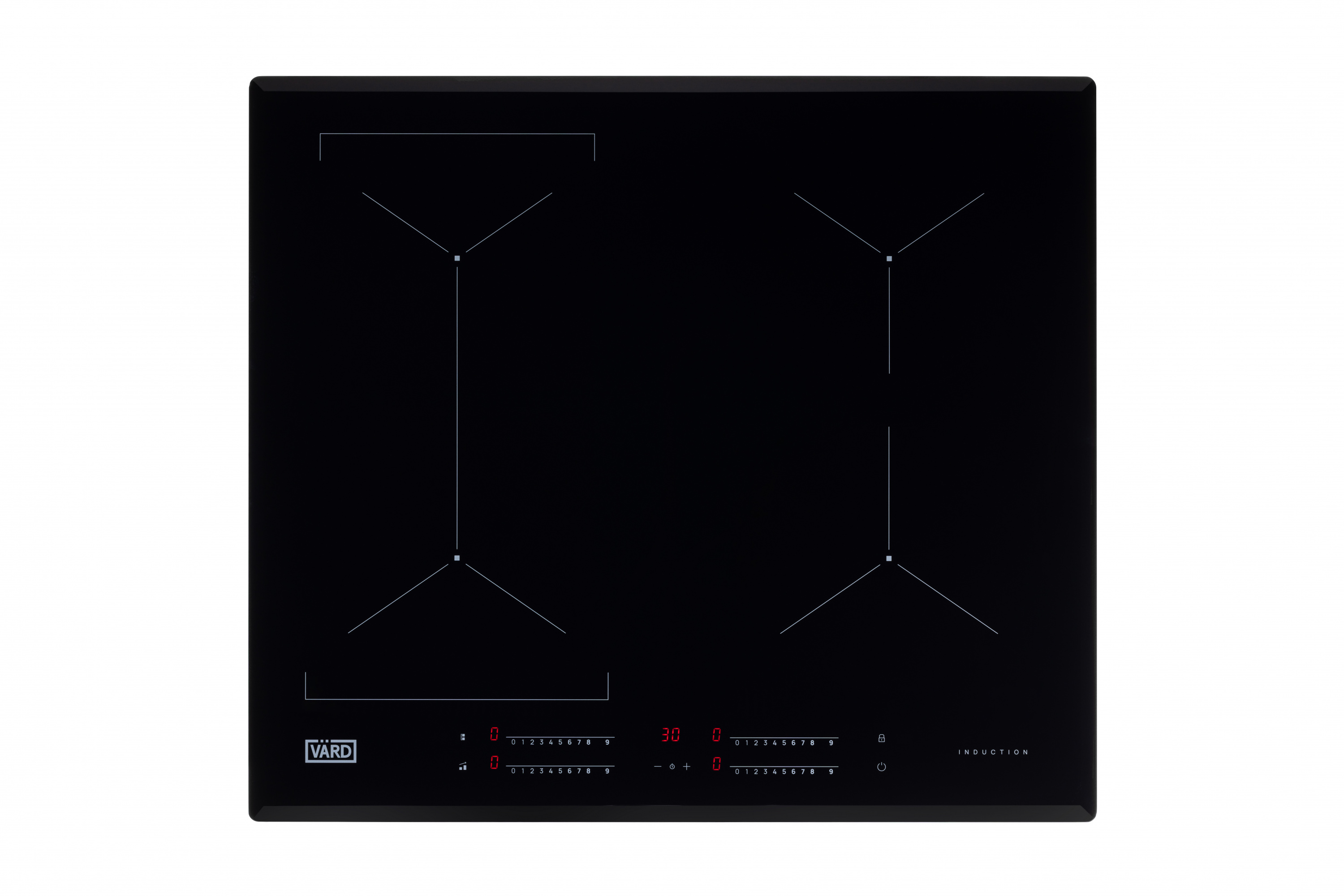 картинка Индукционная варочная панель Vard VHI6461K  картинка Индукционная варочная панель Vard VHI6461K