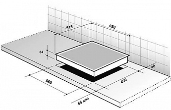 картинка Варочная панель De Dietrich DPI7686BP BLACK 