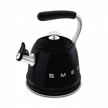 картинка Чайник со свистком Smeg CKLW2001BL 