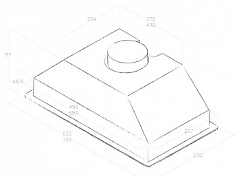 картинка Кухонная вытяжка Elica ERA S IX/A/52 