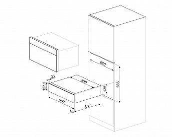 картинка Ящик сомелье Smeg CPS315X 