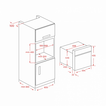 картинка Микроволновая печь Teka MWR 32 BIA ANTHRACITE-OS  