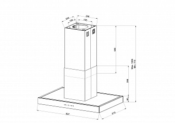 картинка Кухонная вытяжка Kuppersberg DUDL 8 GW 