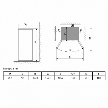 картинка Отдельностоящий холодильник Korting KNFS 93535 X 