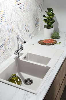 картинка Мойка для кухни Omoikiri Daisen 86-2  картинка Мойка для кухни Omoikiri Daisen 86-2