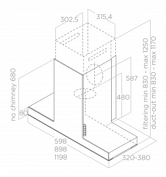 картинка Кухонная вытяжка Elica HAIKU IX/A/90  картинка Кухонная вытяжка Elica HAIKU IX/A/90