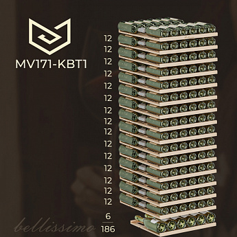 картинка Комбинированный винный шкаф Meyvel MV171-KBT1 