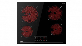 картинка Электрическая варочная панель Teka TBC 64010 TTC BLACK 