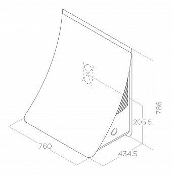 картинка Кухонная вытяжка Elica NUAGE DRYWALL/F/75 