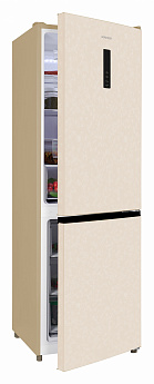 картинка Отдельностоящий холодильник Nordfrost RFC 350D NFYM бежевый мрамор 