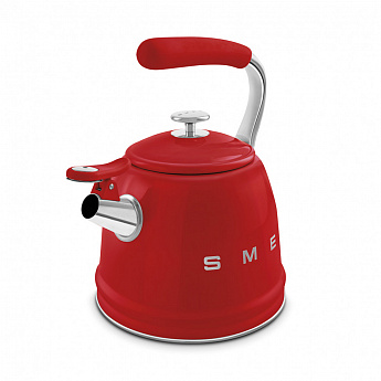 картинка Чайник со свистком Smeg CKLW2001RD 