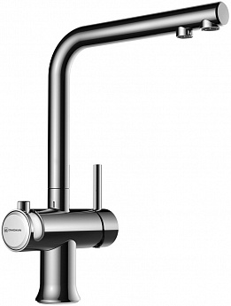 картинка Смеситель Omoikiri HOTARU-CH-WH хром  картинка Смеситель Omoikiri HOTARU-CH-WH хром