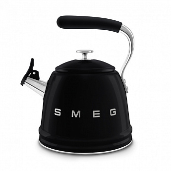 картинка Чайник со свистком Smeg CKLW2001BL 