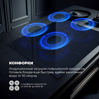 картинка Варочная панель Delonghi PIN 62 RUS 