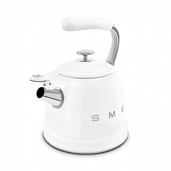 картинка Чайник со свистком Smeg CKLW2001WH 